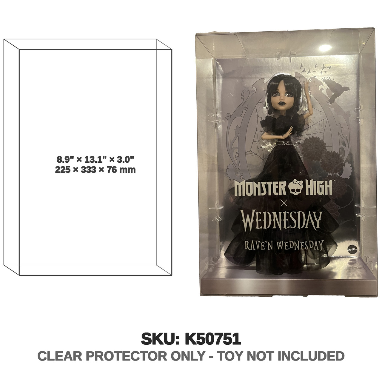 Monster High x Wednesday Rav'n Wednesday Doll