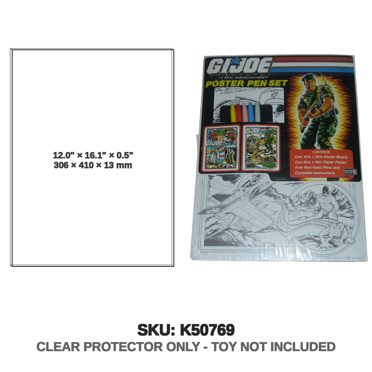 gi joe poster pen set