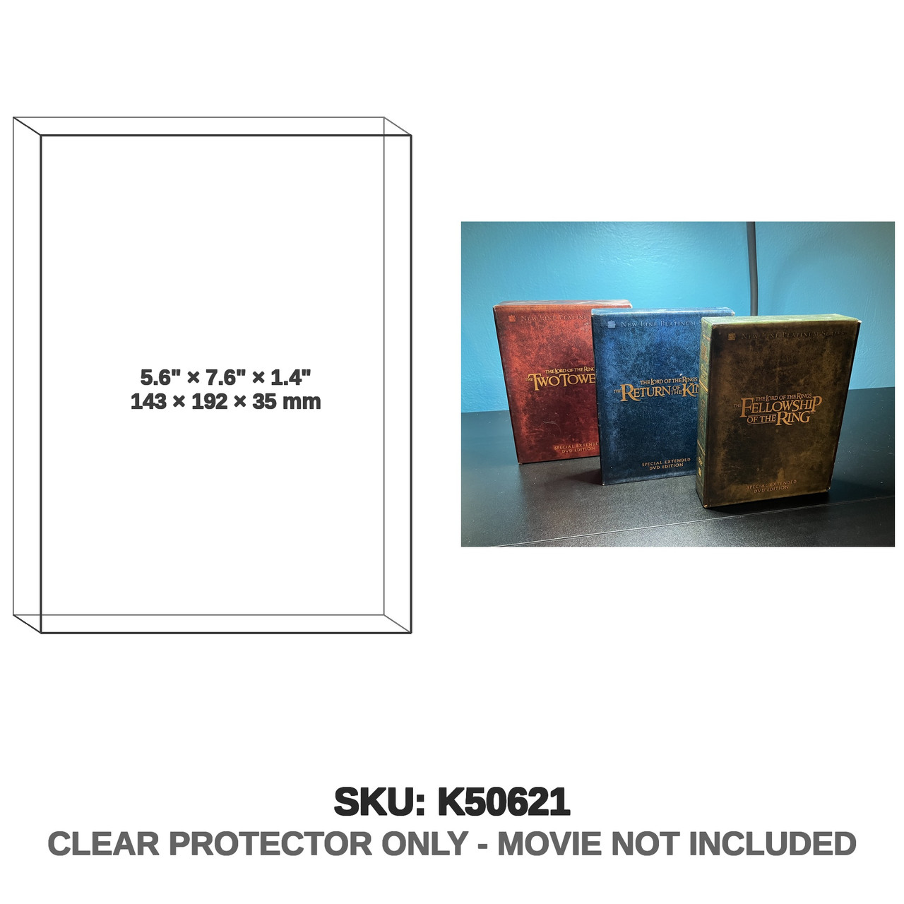 Lord of the Rings Special Extended DVD Edition - Individual Case