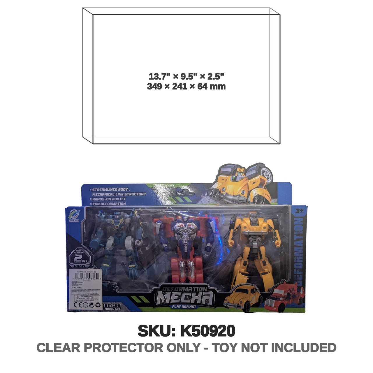 Transformers Deformation Mecha Styles Model Set