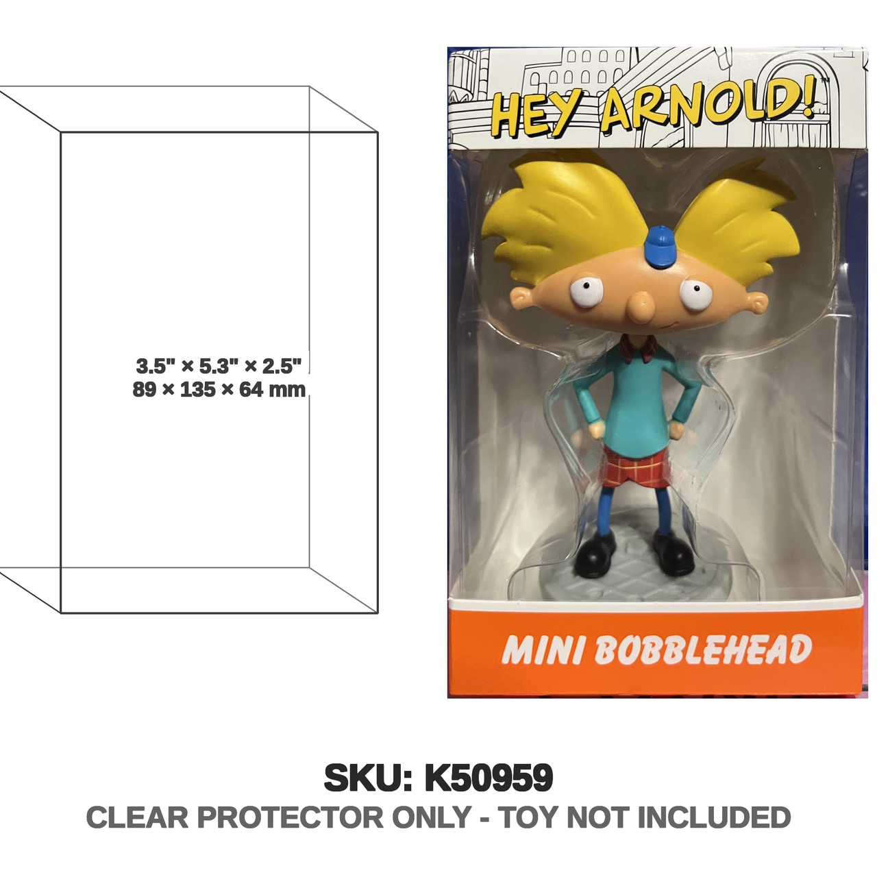 Culture Fly Hey Arnold Mini Bobblehead