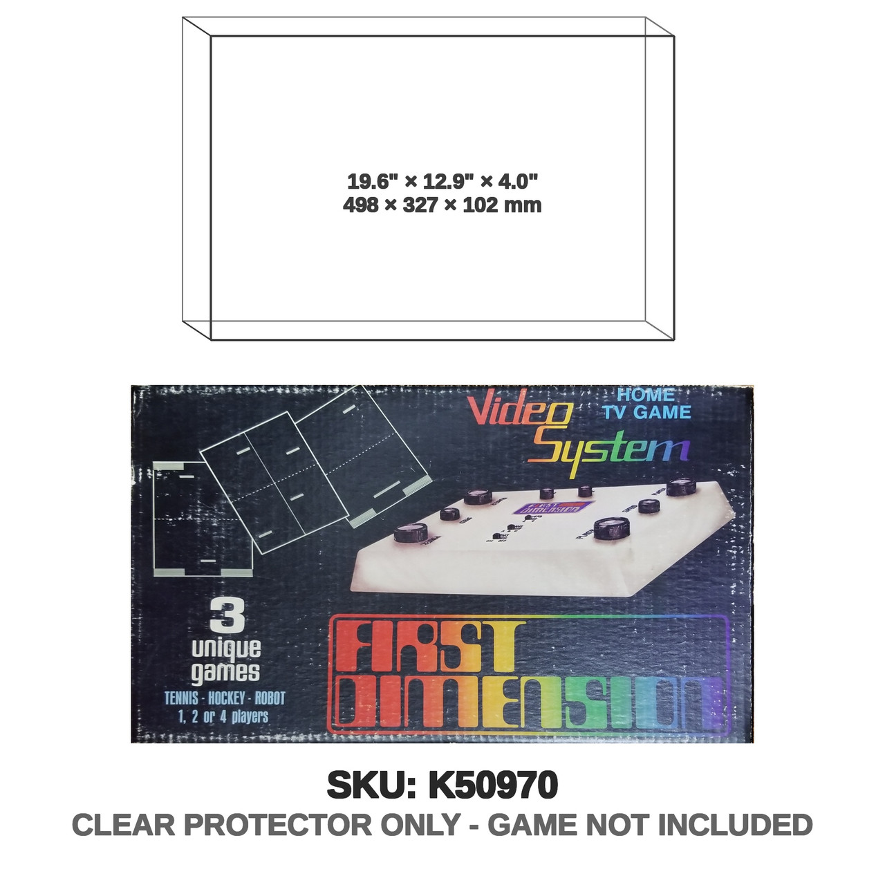 First Dimension Video Game System FD-3000W console box