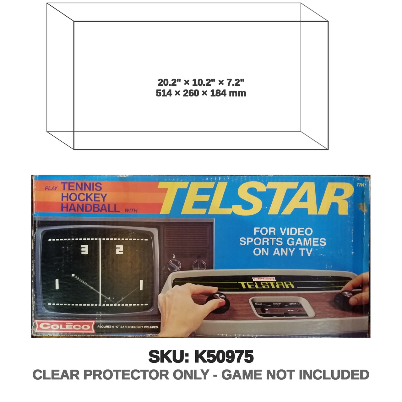 Coleco Telstar 6040 console box