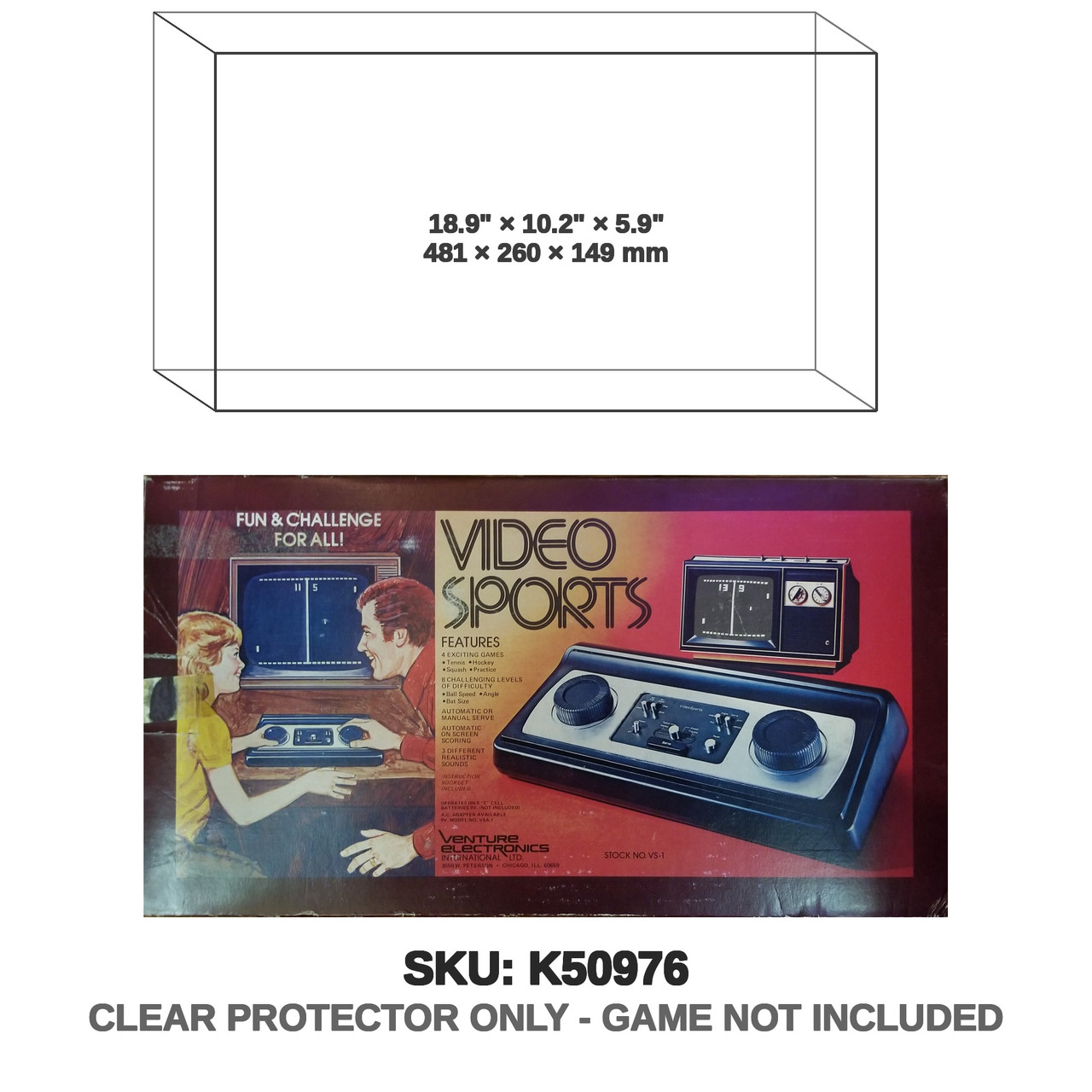 Venture Electronics Video Sports VS-1 Console Box