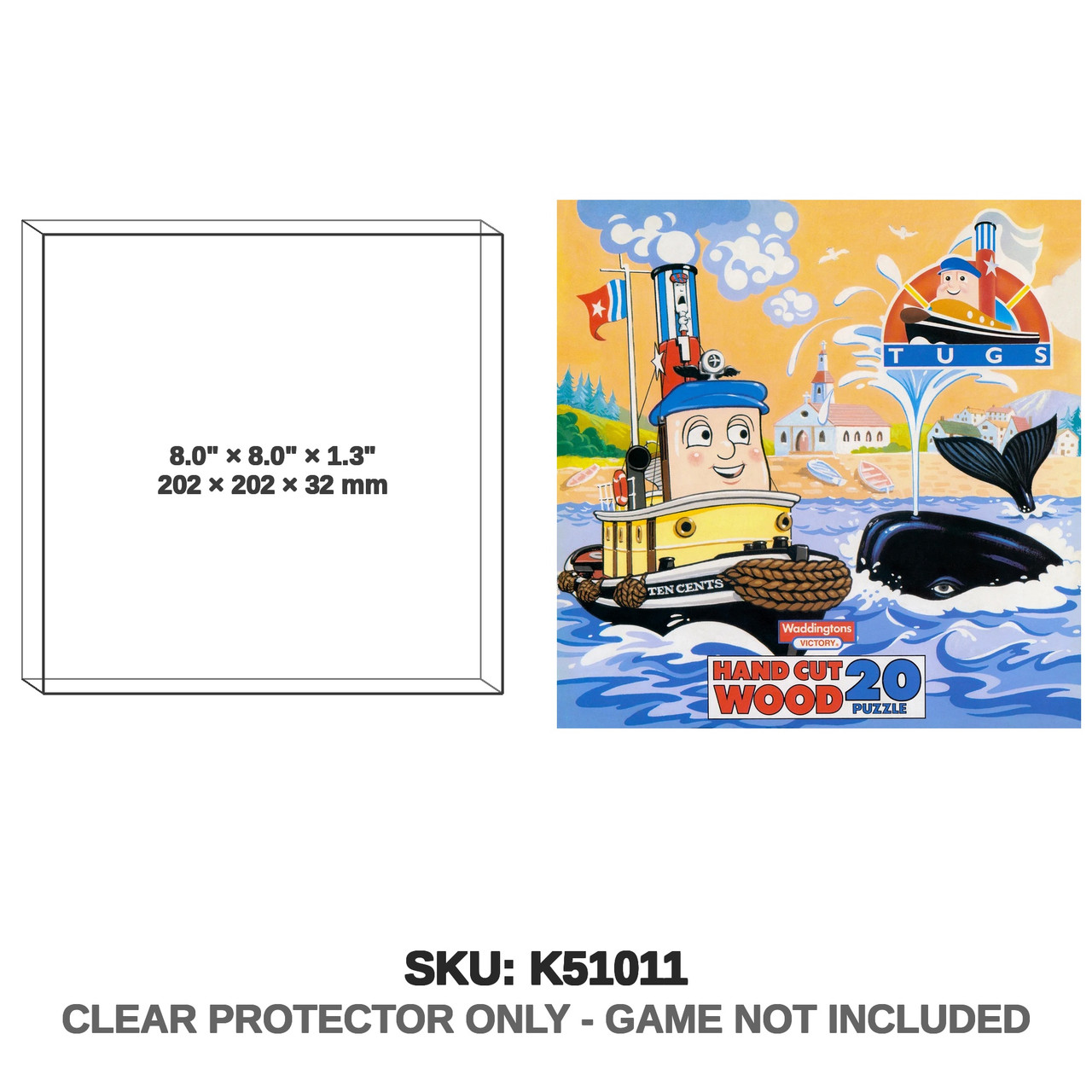 Waddingtons TUGS 20pc Jigsaw Puzzle
