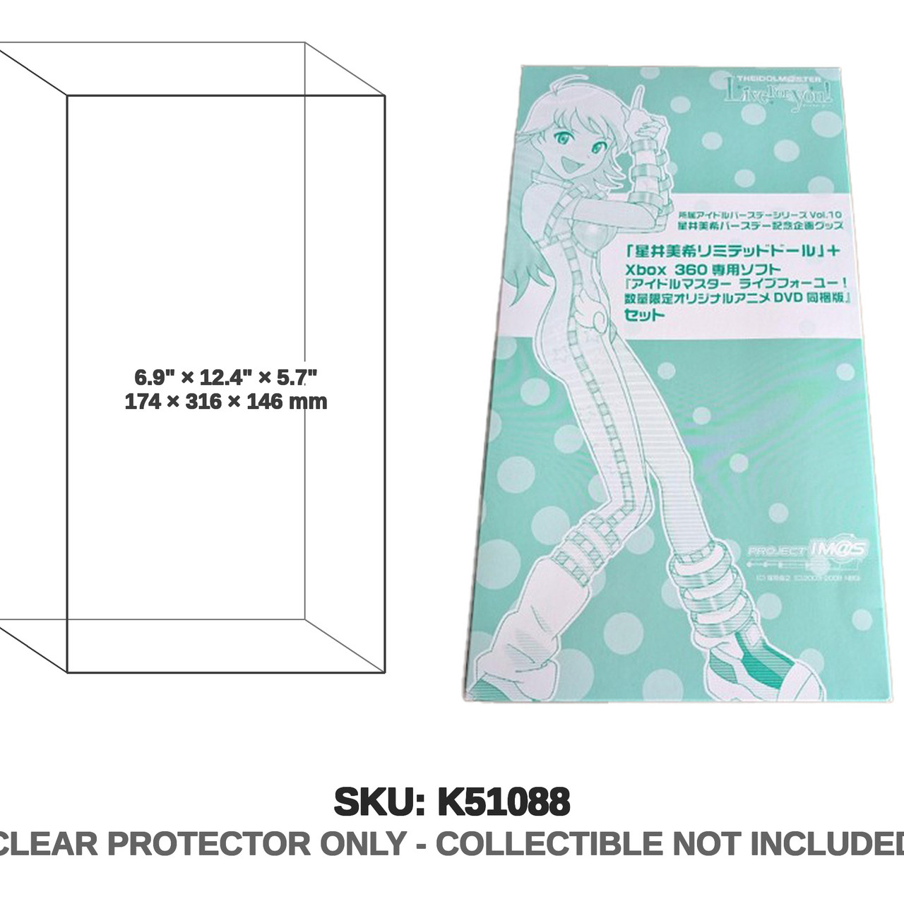 Microsoft The Idolmaster Live For You Miki Hoshii Doll