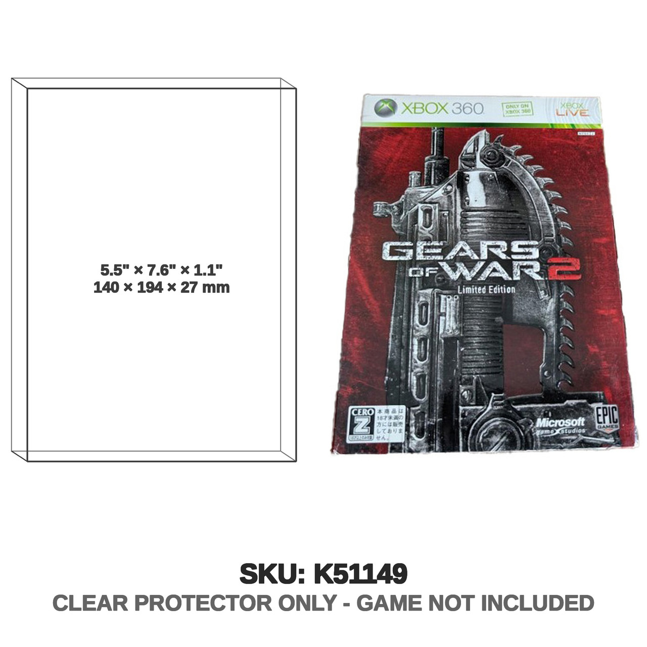 Gears of War 2 Xbox 360 Limited Edition