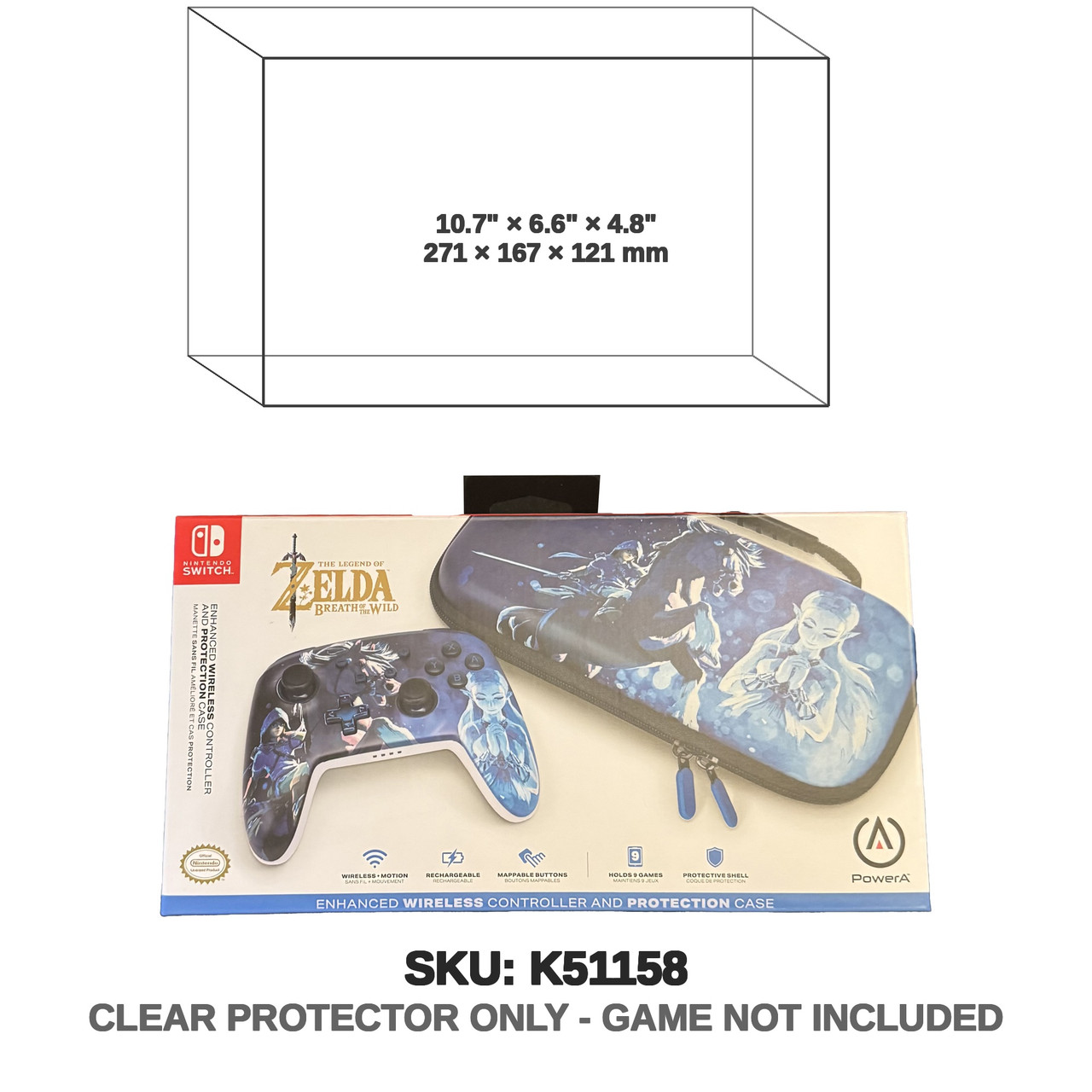 Breath of the Wild Zelda Enhanced Wireless Controller