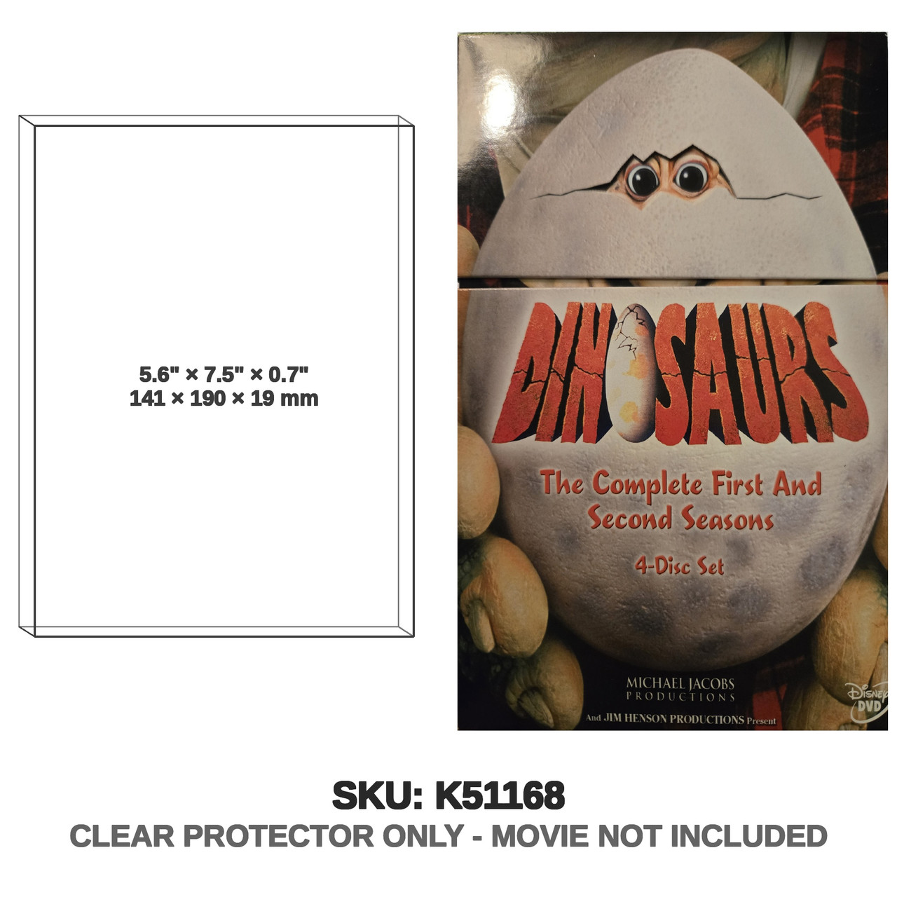 Dinosaurs The Complete First And Second Seasons DVD 4 Disk Set