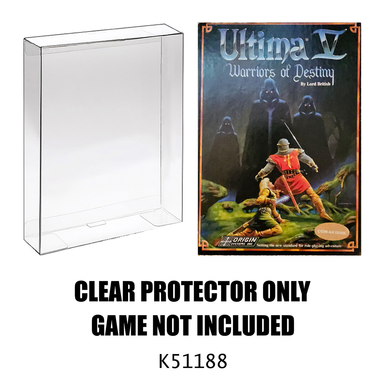 Protector For Ultima V Warriors Of Destiny Commodore 64