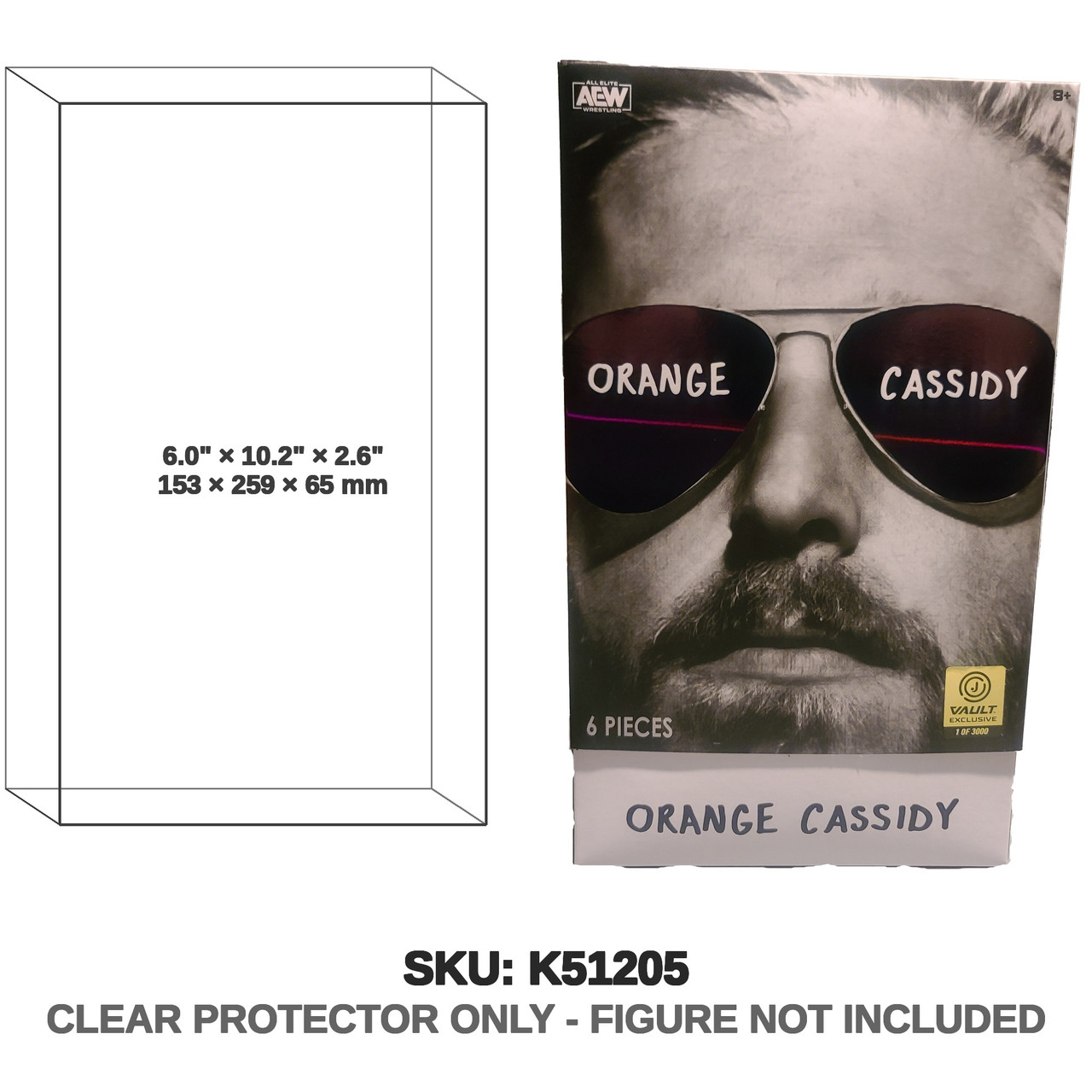 Orange Cassidy AEW Unrivaled Vault Edition Figure