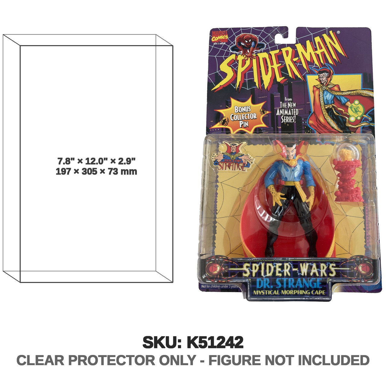 Dr. Strange Mystical Morphing Cape Marvel Figure