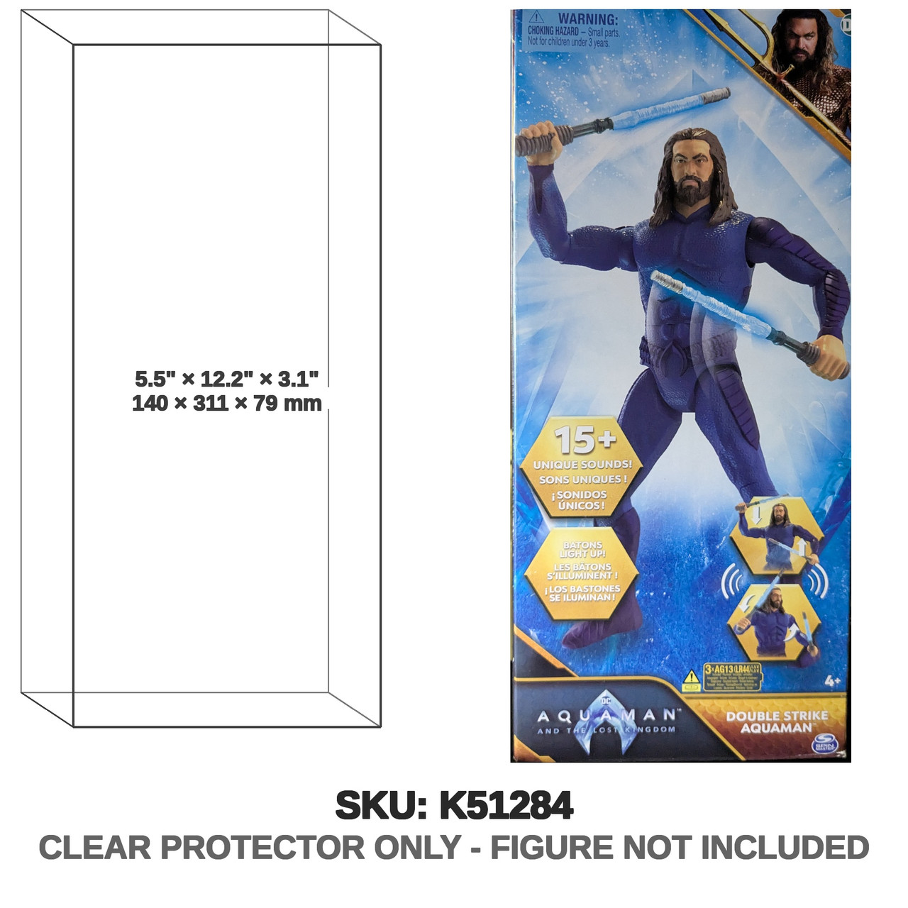 Bandai Aquaman And The Lost Kingdom Double Strike Aquaman