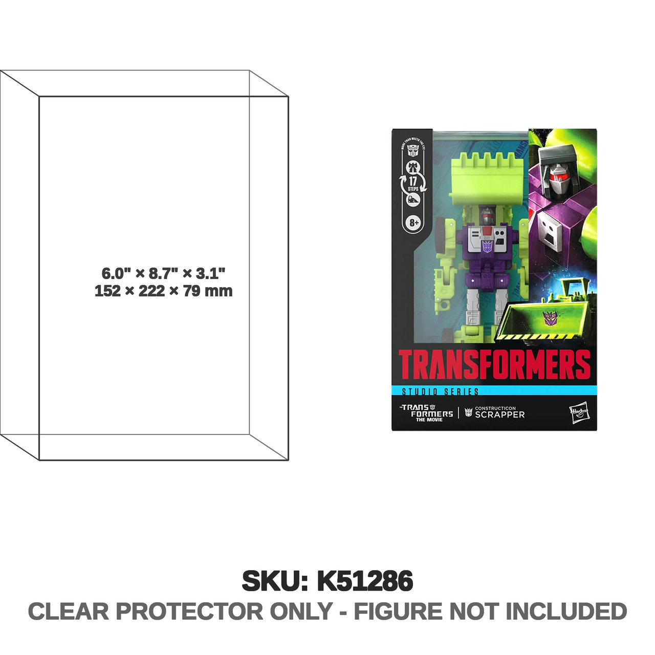 Hasbro Transformers Studio Series Constructicon Scrapper