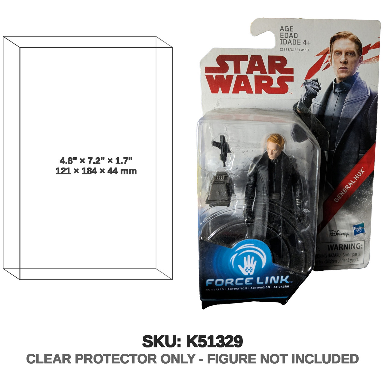 General Hux Star Wars Force Link Figure