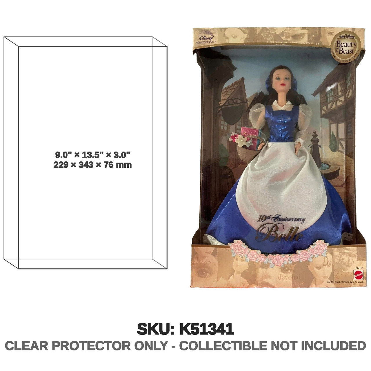 Mattel Beauty And The Beast 10Th Anniversary Belle Doll