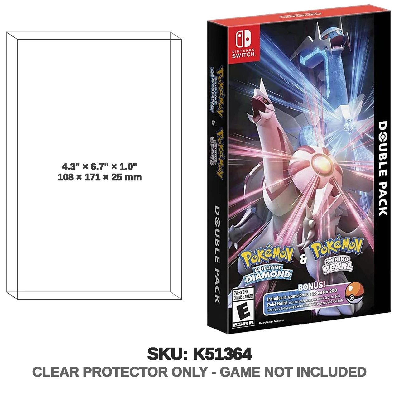 Pokemon Diamond Pearl Double Pack 3DS