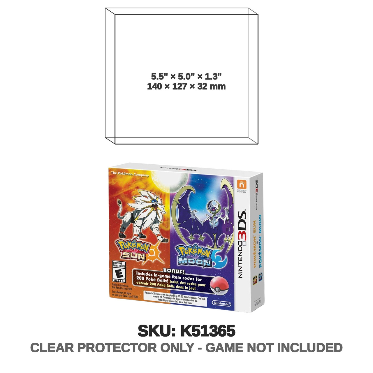 Pokemon Sun & Moon Double Pack Nintendo 3DS