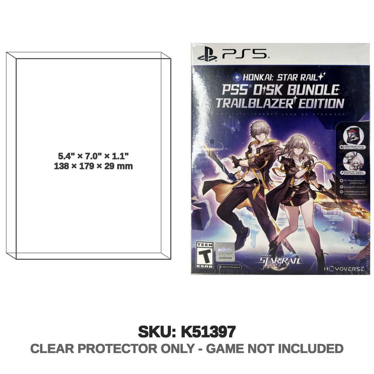 Honkai Star Rail PS5 Disk Bundle Trailblazer Edition