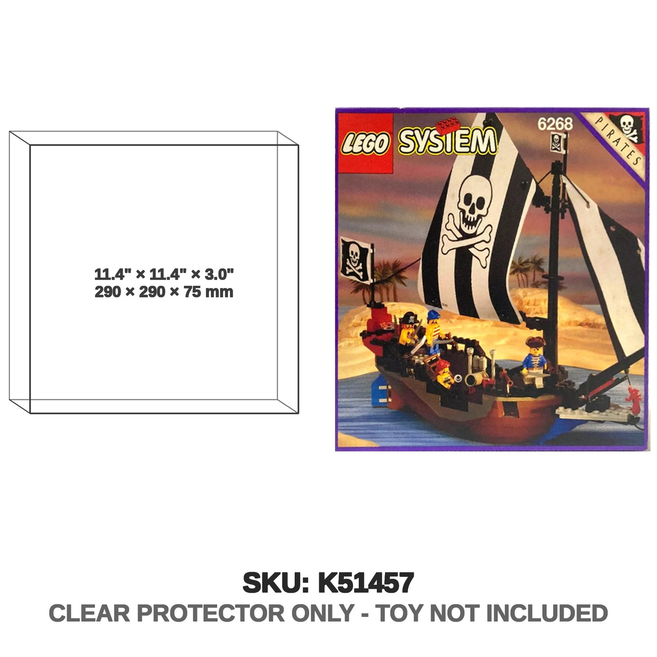 LEGO Pirates Renegade Runner 6268