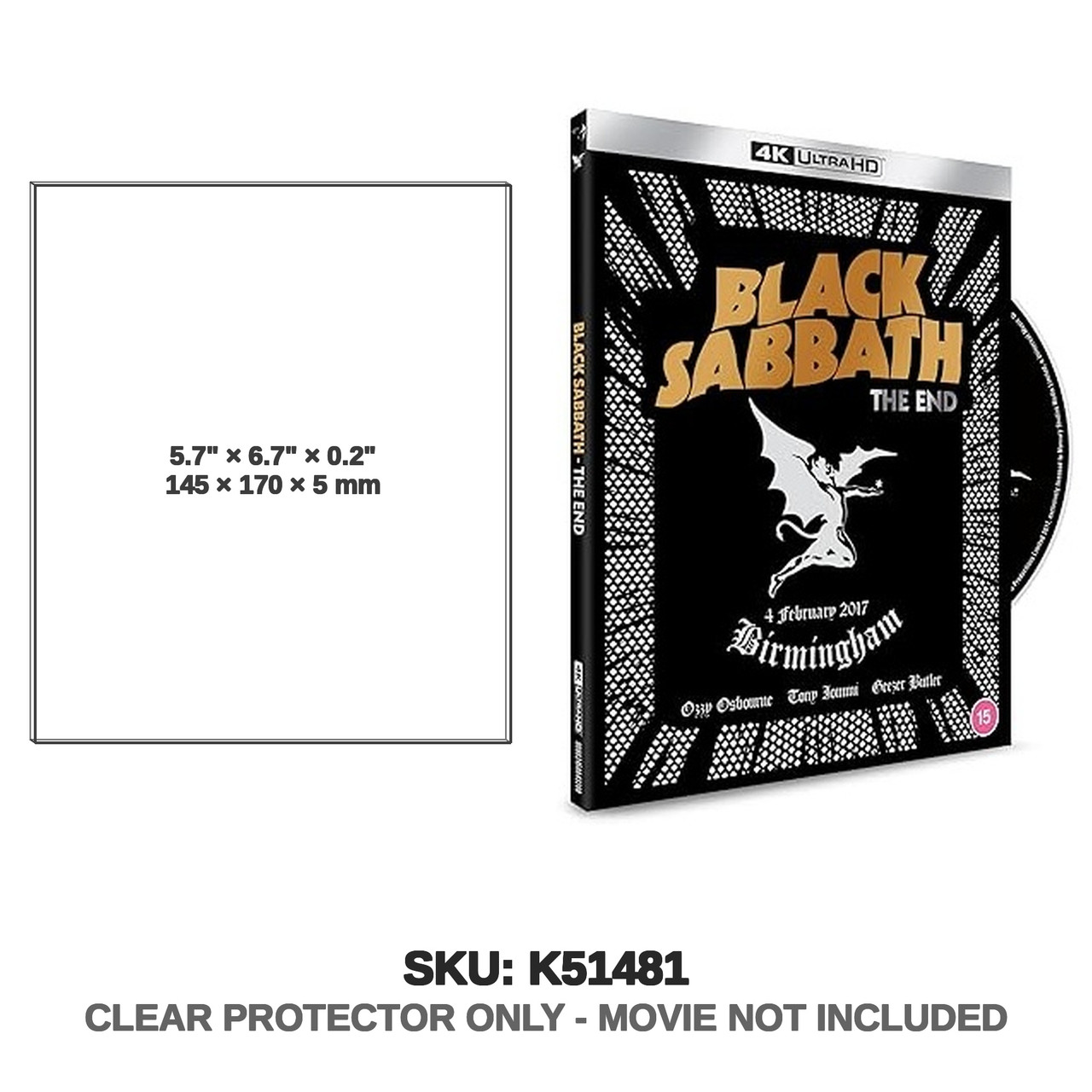 Black Sabbath The End 4K Ultra HD Blu-ray