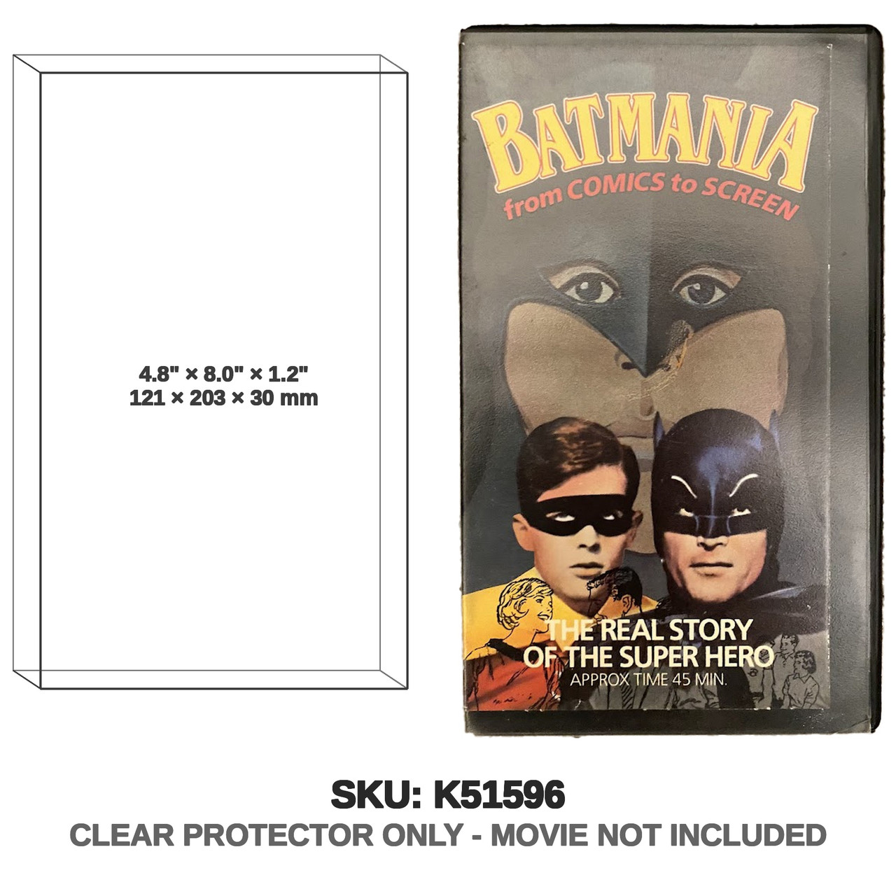 Burbank Videa Batmania From Comics To Screen VHS