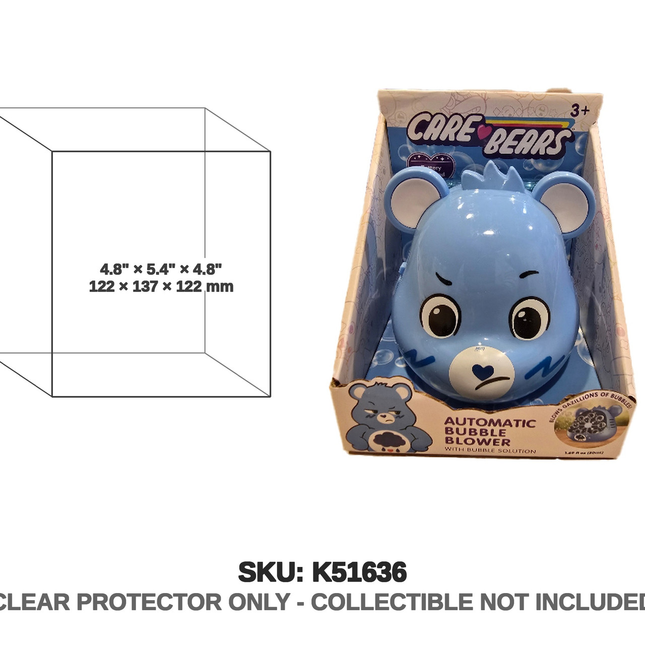 Cloudco Care Bears Automatic Bubble Blower with Bubble Solution