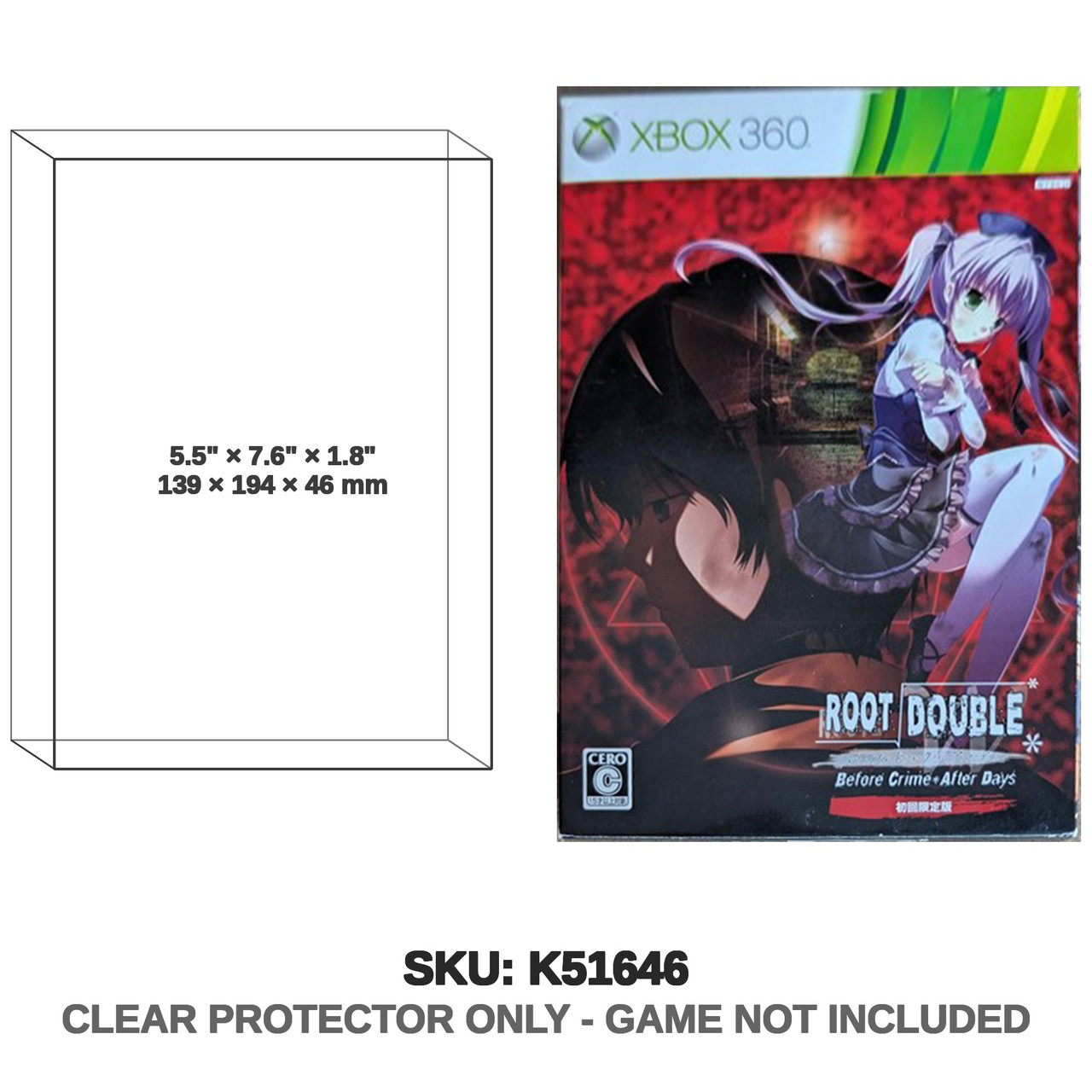 Root Double Before Crime After Days Limited Edition Xbox 360