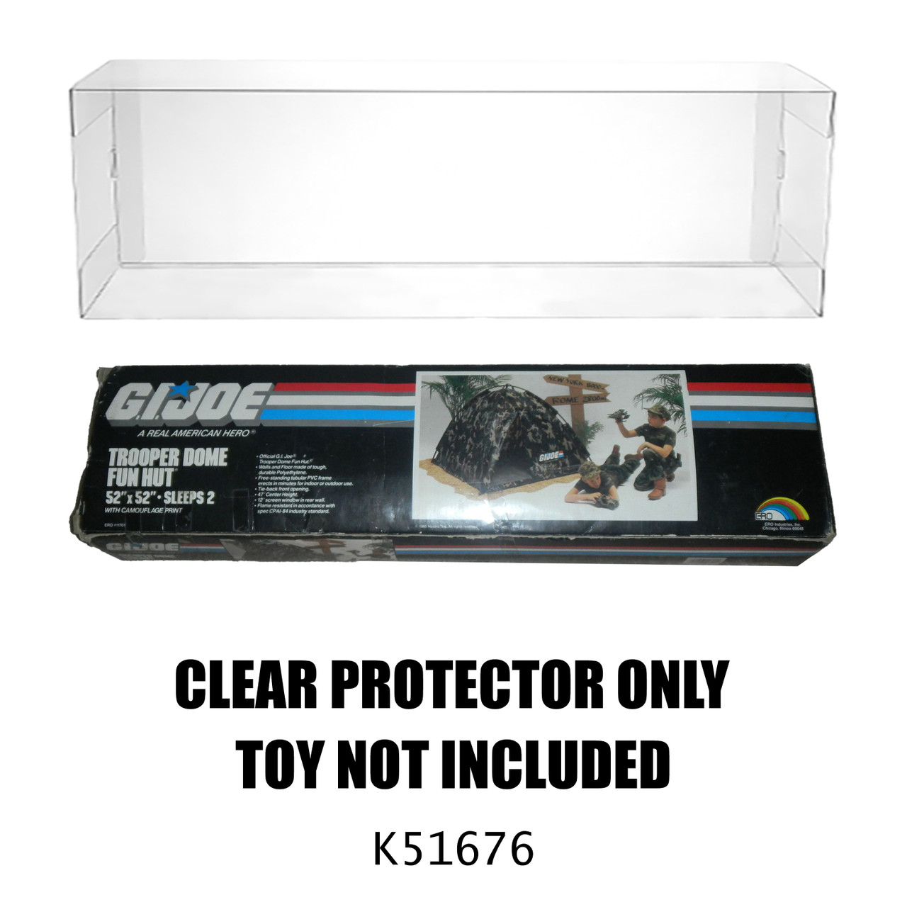 Protector For Hasbro G.I. Joe Trooper Dome Fun Hut  Indoor