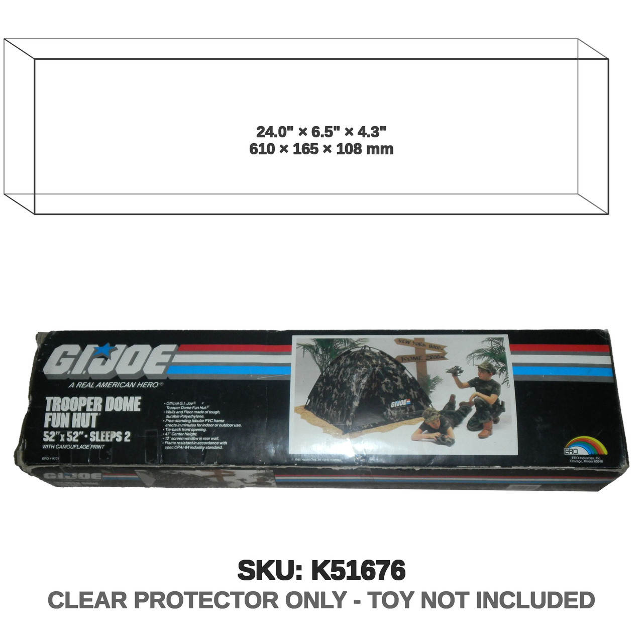 Hasbro G.I. Joe Trooper Dome Fun Hut  Indoor