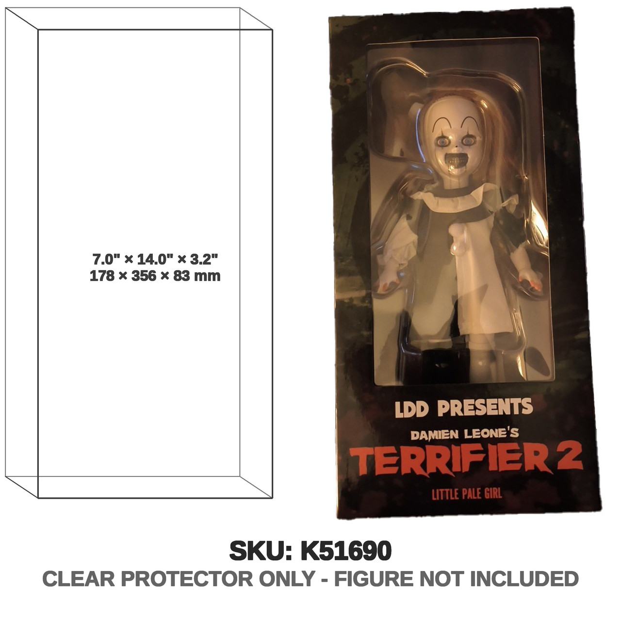 Little Pale Girl Terrifier LDD Presents Figure