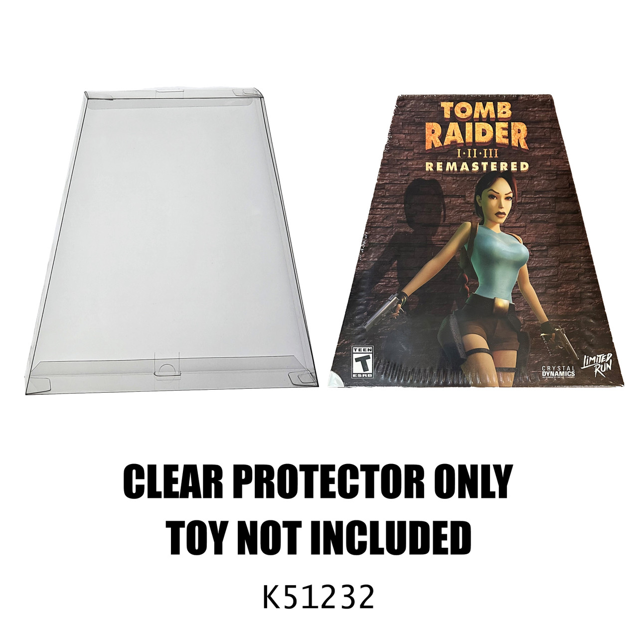 Protector For Tomb Raider I-II-III Remastered Collectors Edition Trapezoid/ Pyramid Shape Box