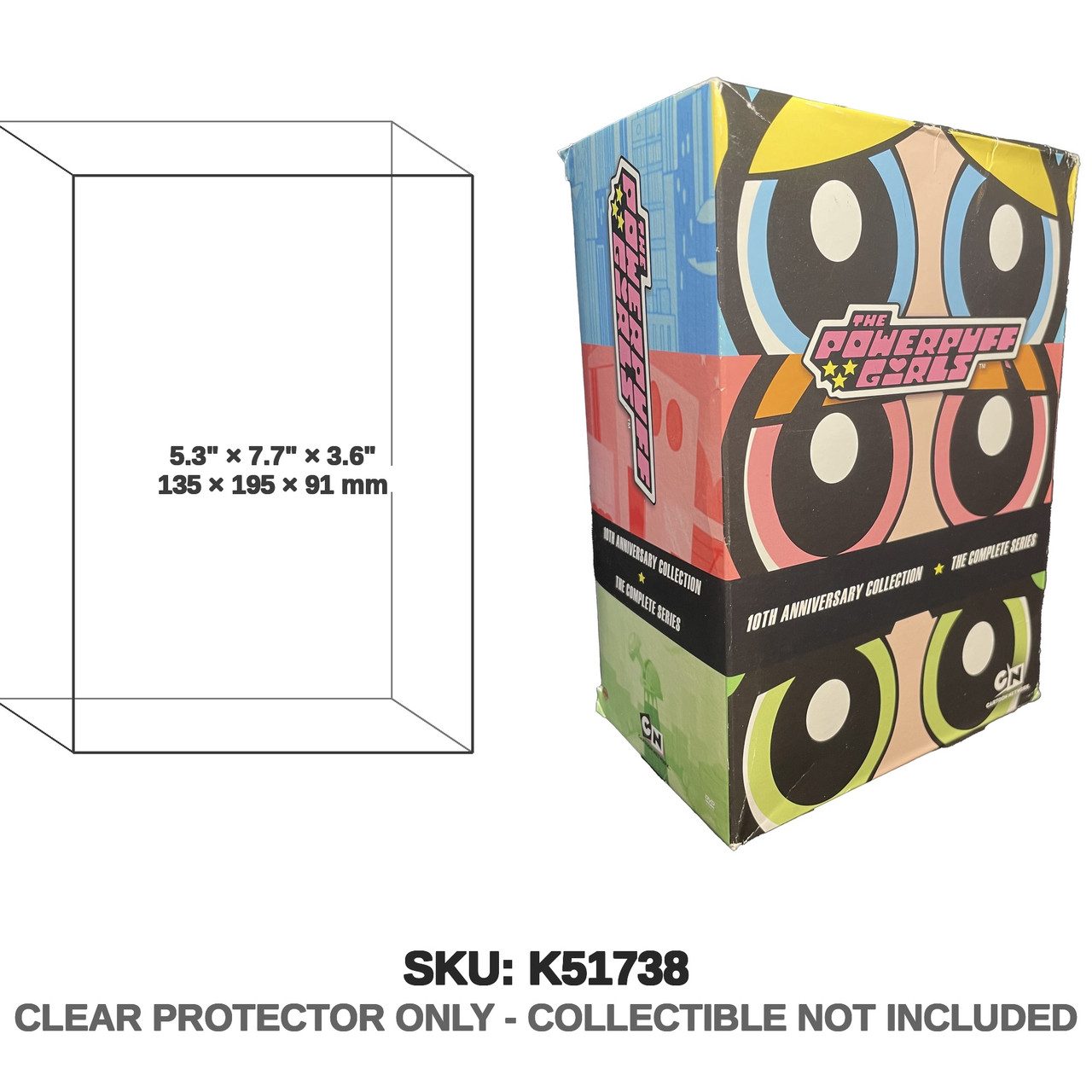 Warner Bros The Powerpuff Girls DVD 10th Anniversary Collection Complete Series Box Set