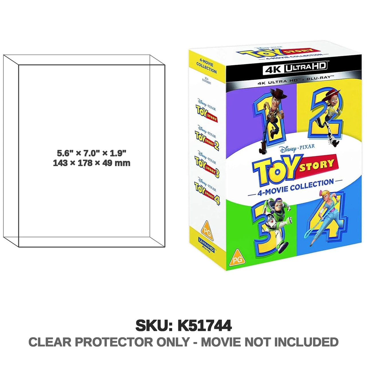 Toy Story 4-Movie Collection 4K Blu-ray