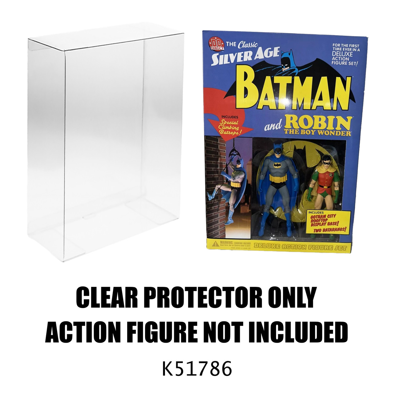 Protector For DC Direct The Classic Silver Age Batman And Robin Deluxe Action Figure Set