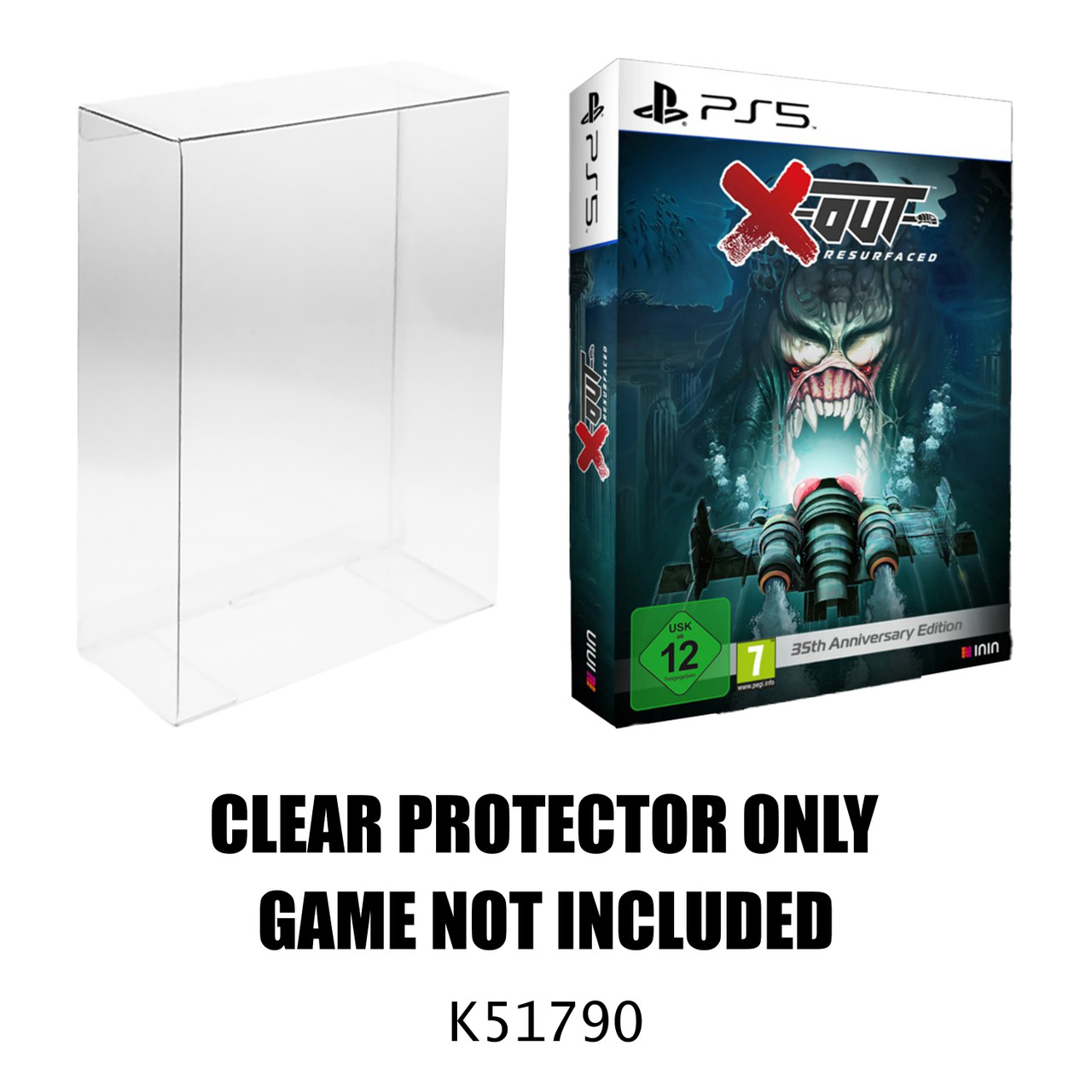 Protector For PS5 X-Out Resurfaced 35th Anniversary Edition