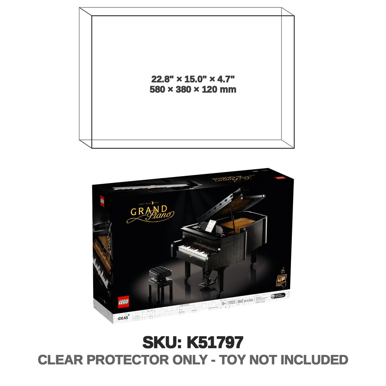 LEGO Ideas Grand Piano 031 LEGO Ideas Grand Piano 031