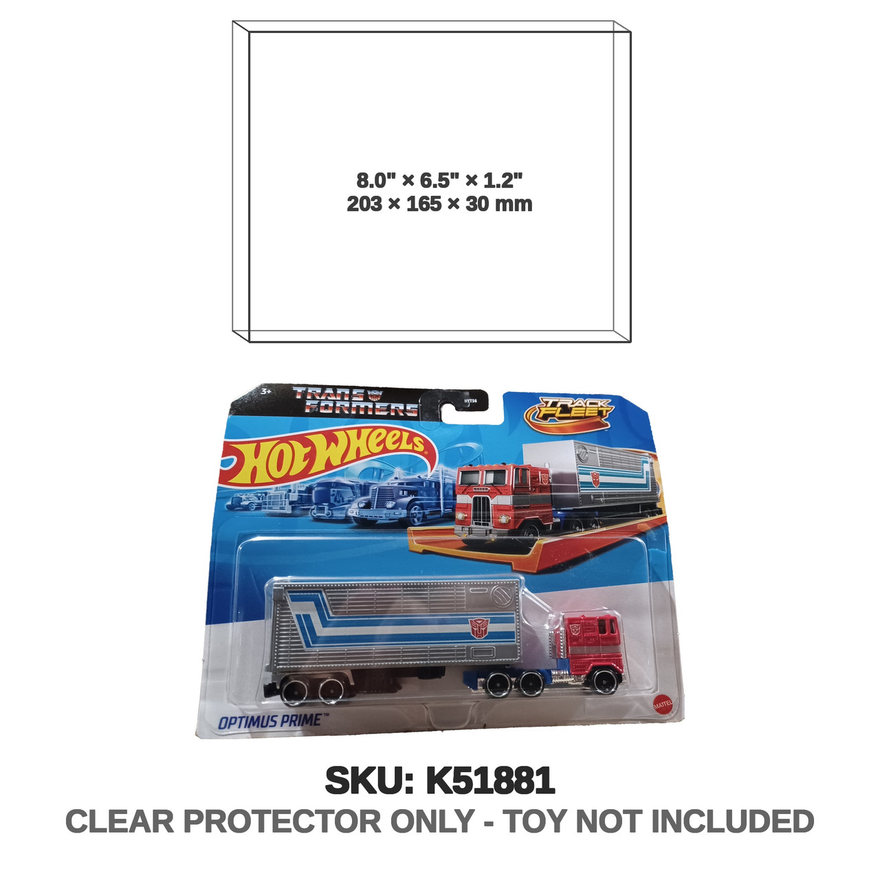 Optimus Prime Transformers Hot Wheels Track Fleet