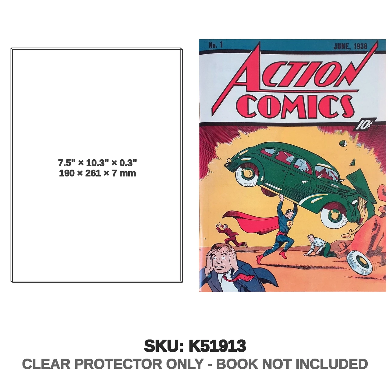DC Comics Superman Action Comics #1 Folio