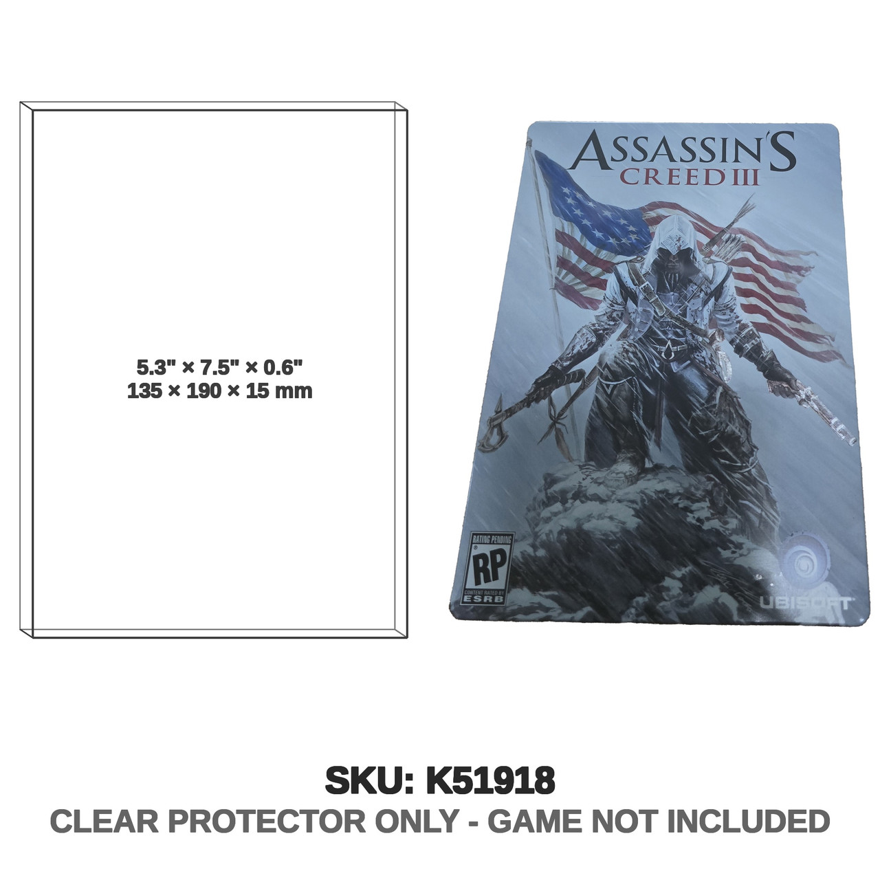 Ubisoft Assassin's Creed 3 Steelbook