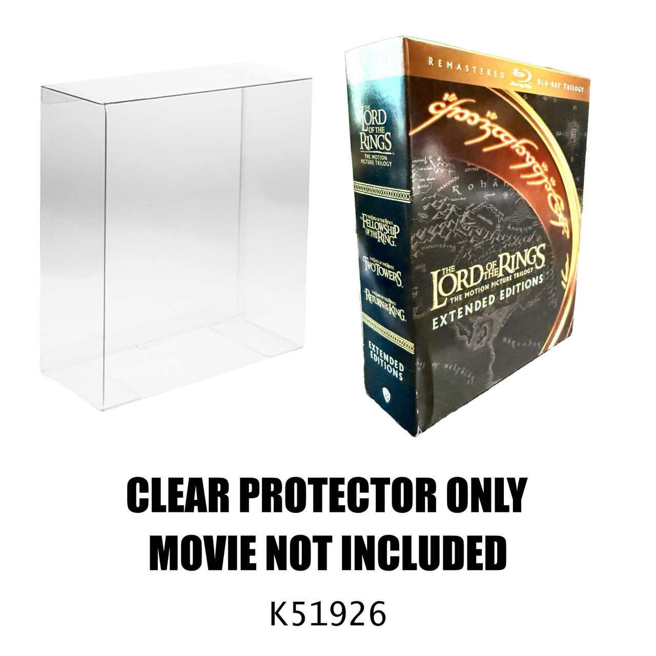 Protector For New Line Cinema The Lord of the Rings Trilogy Extended Edition Blu-ray Remastered