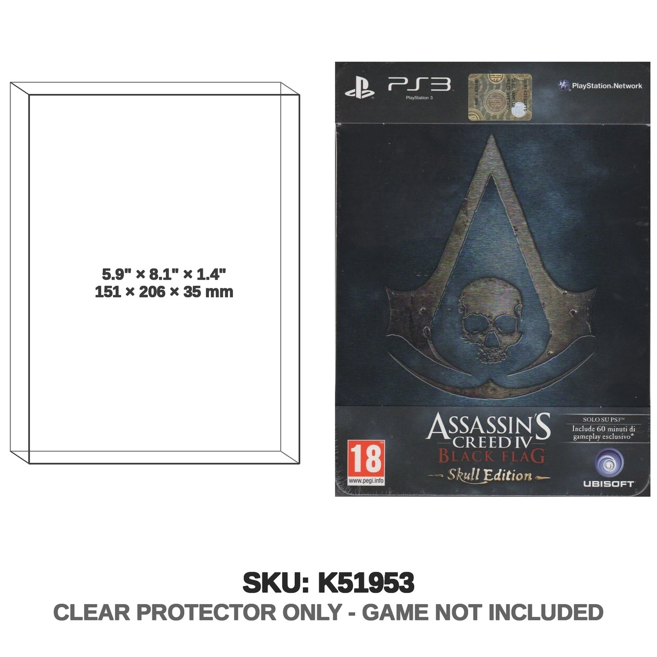Ubisoft Assassin's Creed IV Black Flag Skull Edition PS3