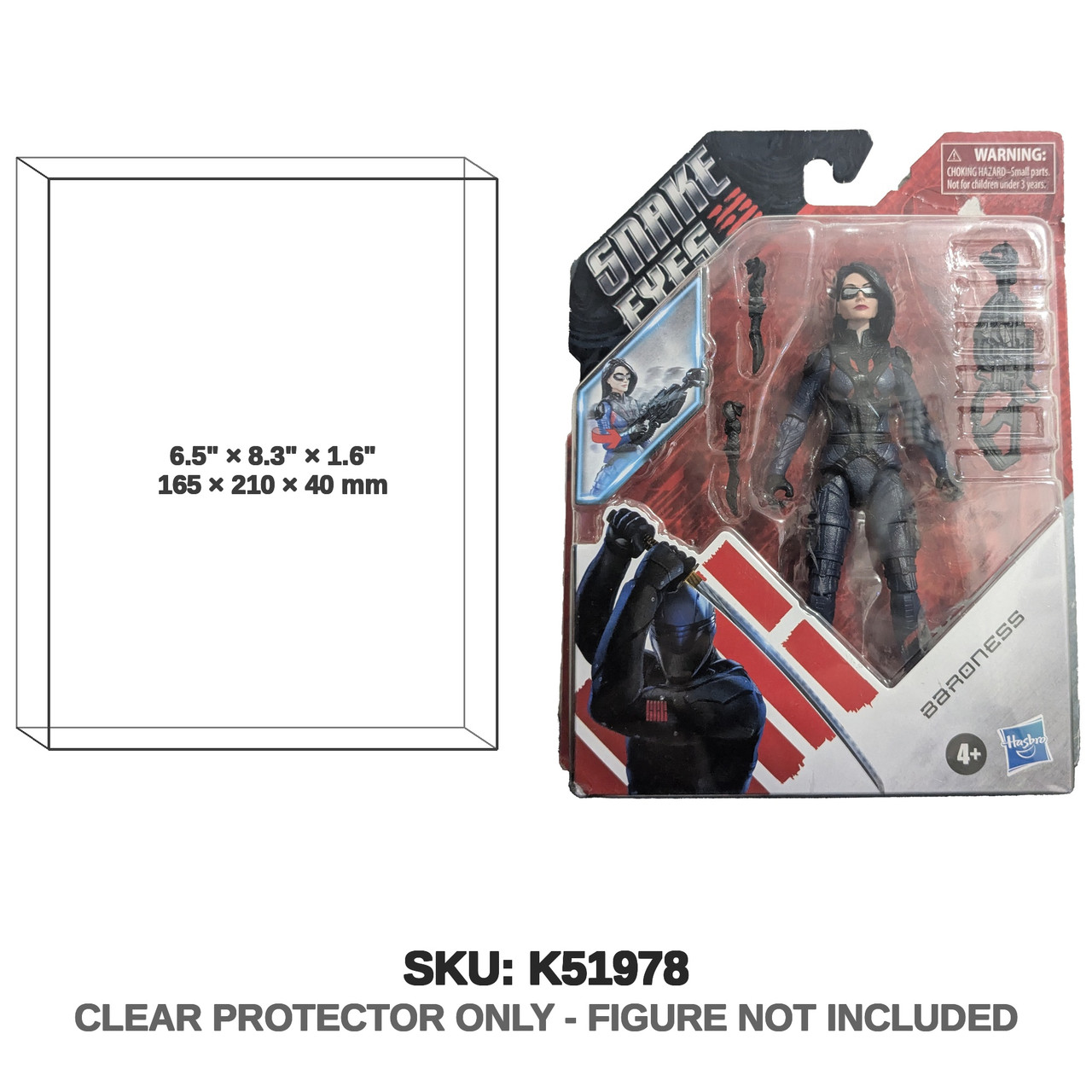 Baroness G.I. Joe Classified Series Snake Eyes Figure