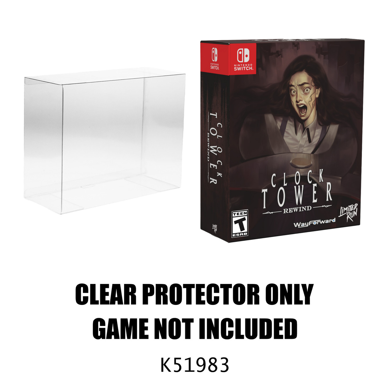Protector For Nintendo Switch Clock Tower Rewind Collectors Edition Limited Run Games