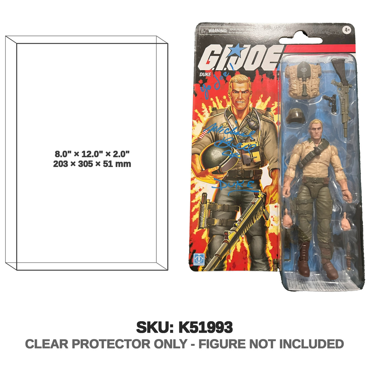Hasbro G.I. Joe Retro Collection Duke Big Card