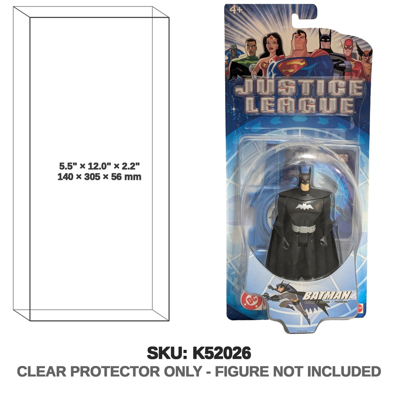Batman Justice League Figure with Hologram Card