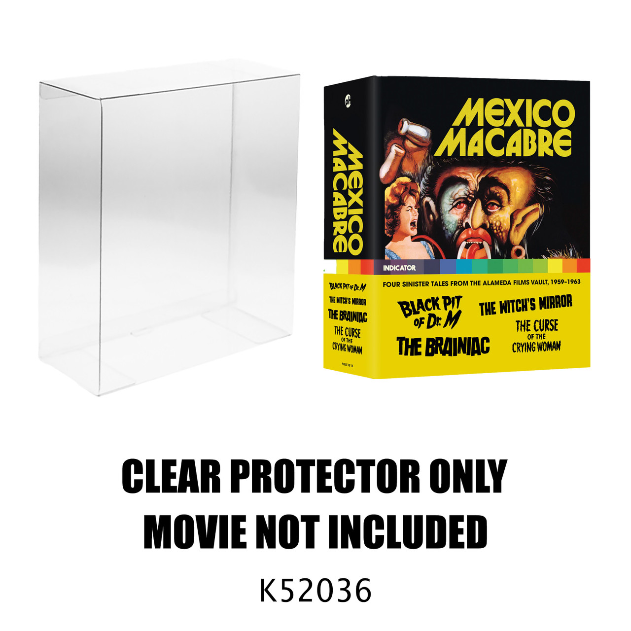 Protector For Indicator Mexico Macabre Four Sinister Tales From The Alameda Films Vault Blu-ray