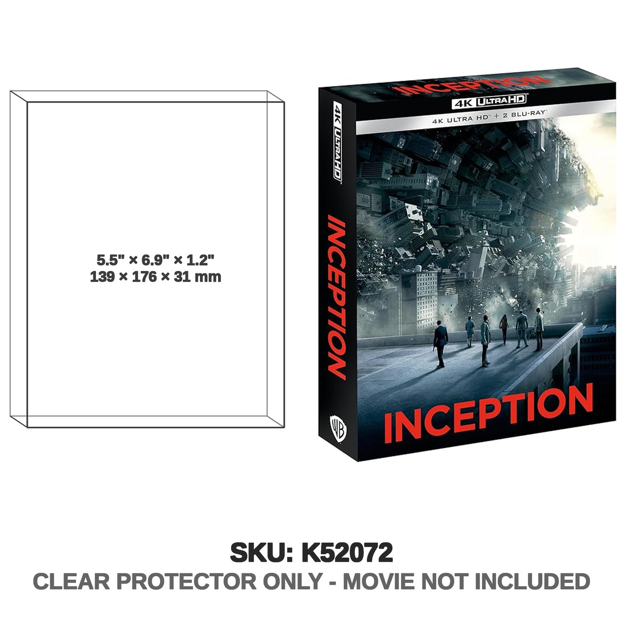 Warner Brothers Inception Steelbook Edition Blu-ray