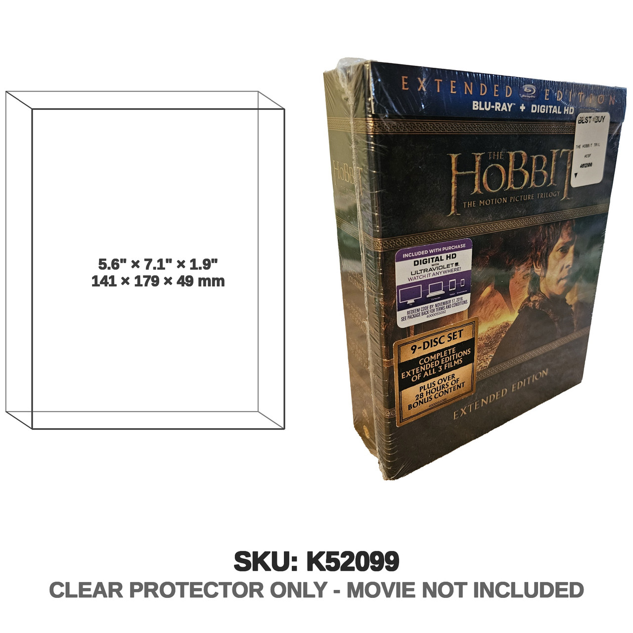 Warner Home Video The Hobbit The Motion Picture Trilogy Extended Edition Blu-ray