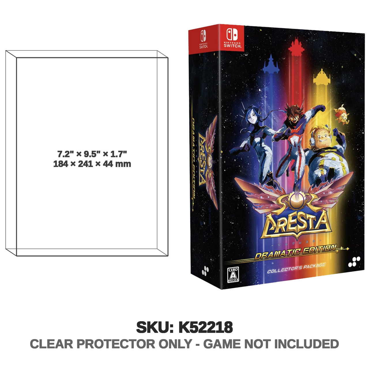 Limited Run Games Dramatic Edition Sol Cresta Collectors Package Nintendo Switch